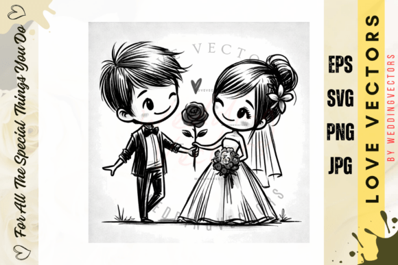 C394: Capturing Matrimonial Bliss in Modern Vectors
