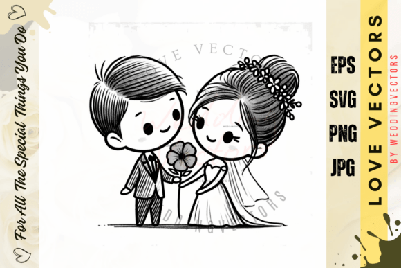 Capturing Matrimonial Bliss with the C39 Boho-Chic Illustration