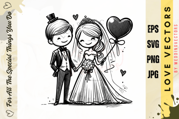 Crafting Love Stories: The 'C3982' Vector Set for Elegant Design