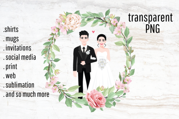 Designing Dream Weddings with Bride & Groom Sublimation Art