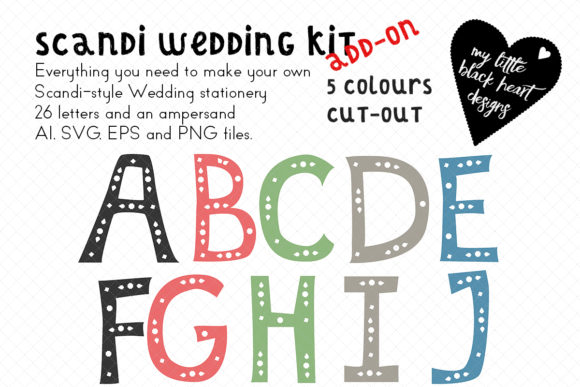 Scandi-Wedding Add-on Cut-out Alphabet: A Designer's Guide
