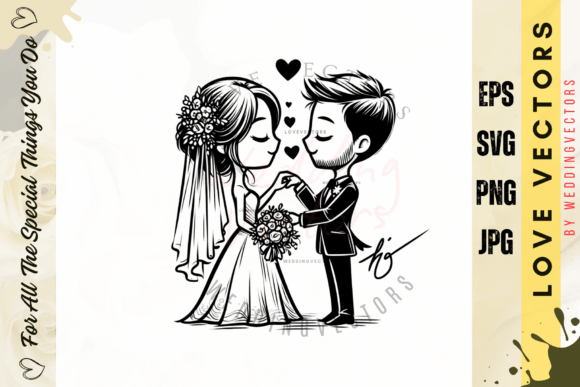 Soft Pastel Engagement Artwork: Capturing Romance in Vectors