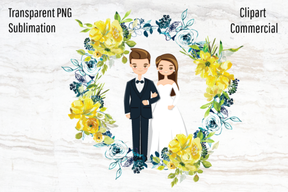 Wedding Portrait, Married Couple: A Versatile Design Asset
